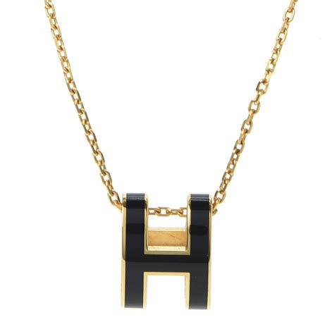 collier hermes avec h|authentic hermes necklaces.